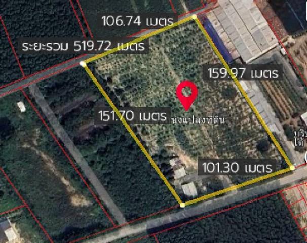 BL158 ขายที่ดินแปลงสวย ขนาด 9-3-31 ไร่ ติดถนนสองฝั่ง พื้นที่สีม่วงจุดขาว มาบยางพร ปลวกแดง ระยอง ทำเลดี ใกล้นิคมอุตสาหกรรม