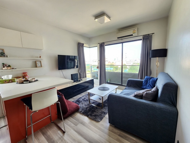 ให้เช่า คอนโด อีส พระราม 2 (EASE Rama II)ชั้น 6 ห้องมุม 2 นอน 45 ตรม. ใกล้เซ็นทรัลพระราม 2 เฟอร์บิ้วอิน