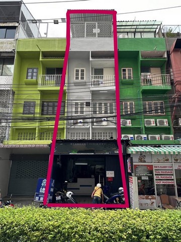 HR2164ขายตึกแถวย่านสุขุมวิทซอย 1 ใกล้BTS เพลินจิต เหมาะซื้อลงทุนปล่อยเช่า หรือทำธุรกิจ ใกล้ รพ.บำรุงราษฎร์