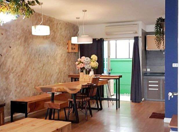 P345 ให้เช่าทาวน์โฮม 3 ชั้น โครงการ Town plus ทาวน์พลัส อ่อนนุช – ลาดกระบัง ซอยลาดกระบัง 20/1 ตกแต่งสวยพร้อมเข้าอยู่