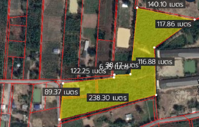 ที่ดิน ที่ดิน ต.รางบัว อ.จอมบึง จ.ราชบุรี 6555150 -  6243 ตรว. ไม่ไกลจาก ห่างทางหลวงหมายเลข 3208 และสำนักสงฆ์คอเขาศิลาธรรม ประมาณ 1.8 กม. N I C E! ราชบุรี   