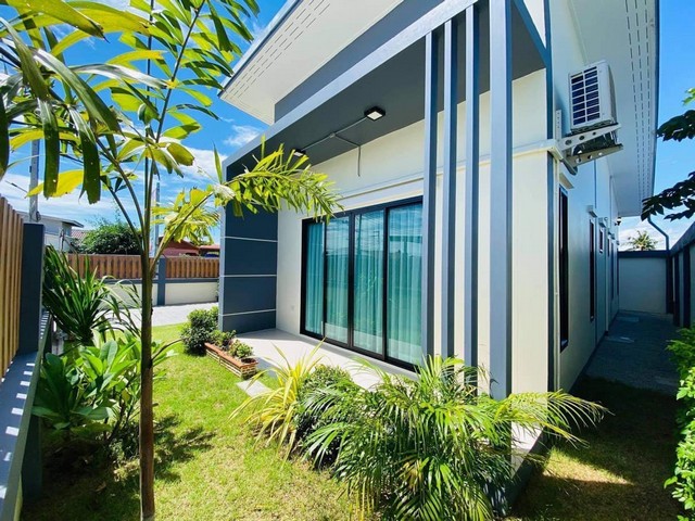 บ้านเดี่ยว ชั้นเดียวให้เช่า พร้อมเฟอร์ครบ เขามะกอกซอย 7  ว่าง 15 เมษา  2 นอน 3 น้ำ