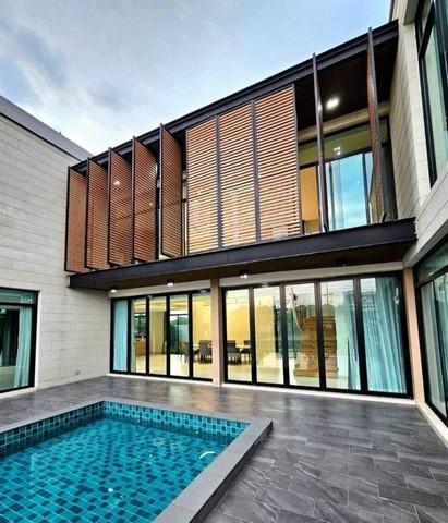 POR464 ขายบ้าน สไตล์ nordic รามอินทรา 117 พร้อมสระว่ายน้ำ ใกล้แฟชั่น ตกแต่งสวย เหมาะอยู่อาศัย