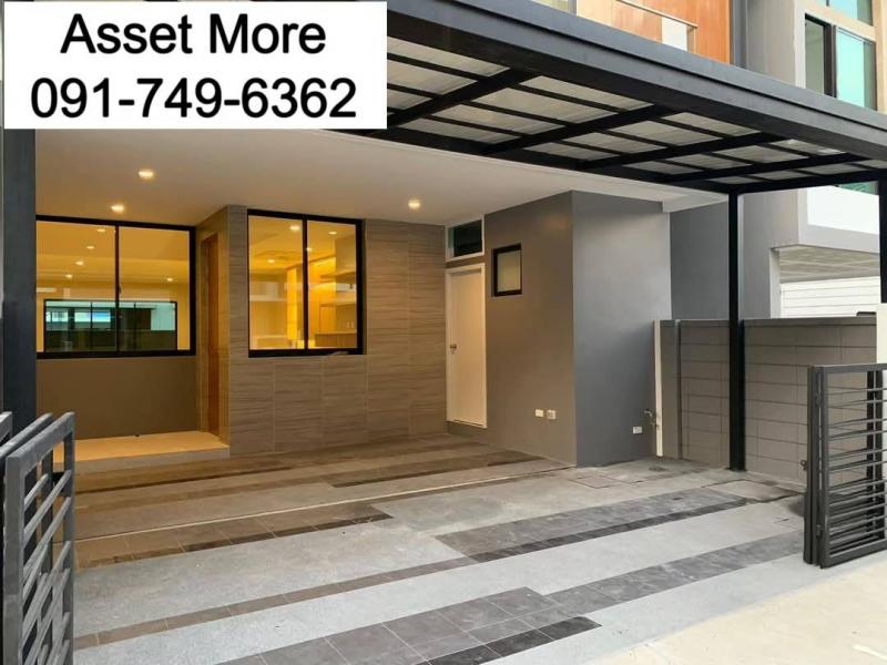 ขาย/ให้เช่า ทาวน์โฮมหลังใหญ่ 3 ชั้น 285 ตารางเมตร 4 นอน 3 น้ำ Nirvana Define ศรีนครินทร์-พระราม 9