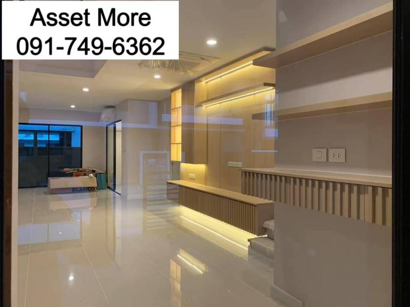 ขาย/ให้เช่า ทาวน์โฮมหลังใหญ่ 3 ชั้น 285 ตารางเมตร 4 นอน 3 น้ำ Nirvana Define ศรีนครินทร์-พระราม 9