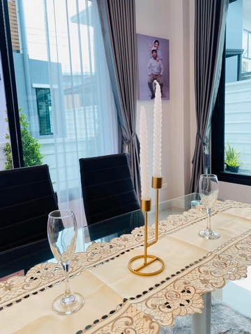 ให้เช่าบ้าน2ชั้น ซอย13 นิคมพัฒนา ระยอง  พร้อมเฟอร์นิเจอร์ครบ