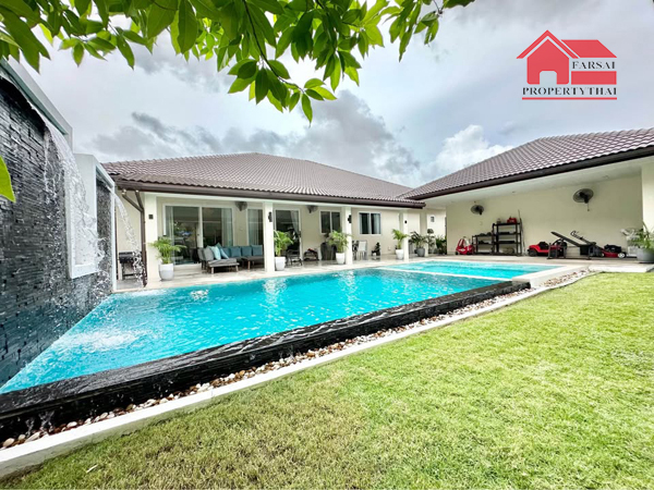 ขายบ้านหรู 1ชั้นสระว่ายน้ำในตัว เนื้อที่ 215ตร.ว พื้นที่ใช้สอย 294.74 ตร.ม 6ห้องนอน 7ห้องน้ำ เมืองพัทยา อ.บางละมุง ราคาขาย 17.9 ล้านบาท