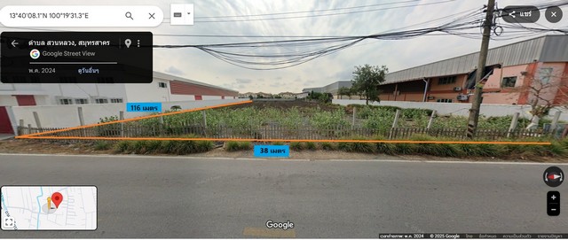 ขายที่ดินสวย 3 ไร่ ถมแล้ว ทำเลดี   ถ.พุทธสาคร  สวนหลวง  กระทุ่มแบน  สมุทรสาคร    ZTK199 