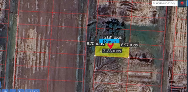ขายที่ดิน  50 ตร.วา เหมาะสำหรับสร้างบ้าน และทำเกษตร  องครักษ์ นครนายก  ZTK198