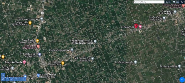 ขายที่ดินติดคลองดำเนินสะดวกที่ถมแล้วเสมอถนน ติดเทศบาลศรีดอนไผ่