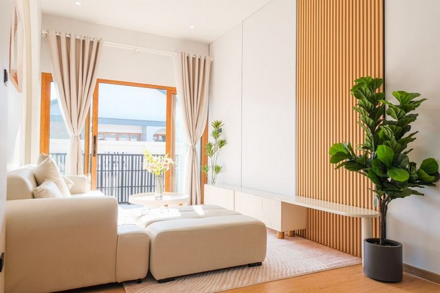 บ้านเดี่ยวสร้างใหม่ สไตล์มินิมอลมูจิ ยางเนิ้ง สารภี