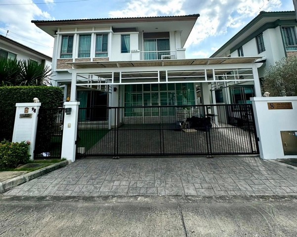 M45ขายบ้านเดี่ยว 2 ชั้น โครงการมัณฑนาเลค วัชรพล ถนนสุขาภิบาล5  บ้านอยู่โซน charming  