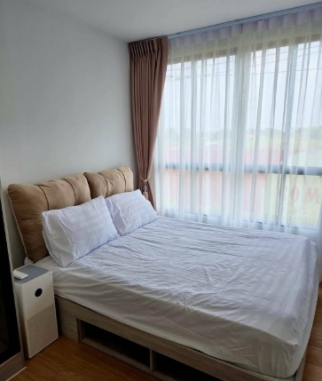 ให้เช่าคอนโด แอทโมซ คาแนล รังสิต ห้องมุม ใกล้ ม.รังสิต ใกล้ฟิวเจอร์พาร์ค  พร้อมอยู่ ขนาด 28 ตรม.