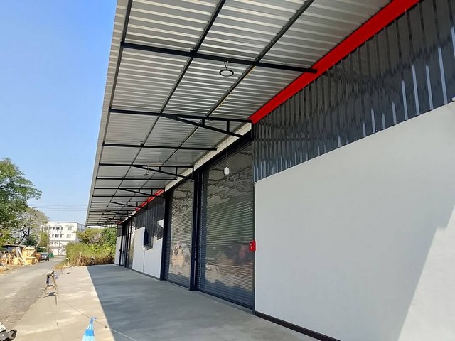 ให้เช่า โกดังสร้างใหม่พร้อมออฟฟิศ ถนนนิมิตรใหม่ มีนบุรี คลองสามวา