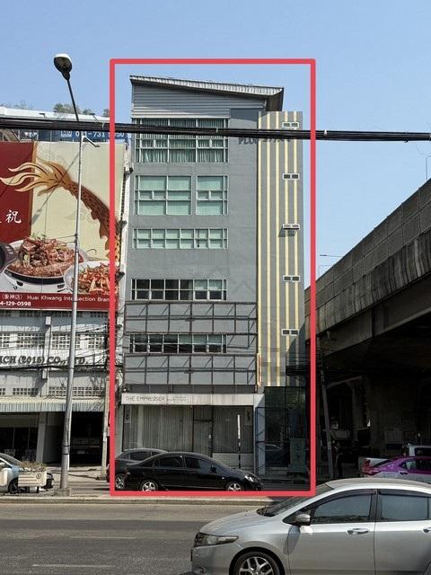 P488 ให้เช่า อาคาร สำนักงาน ริมถนนใหญ่ อโศกดินแดง ใจกลางเมือง ใกล้ MRT พระราม 9 