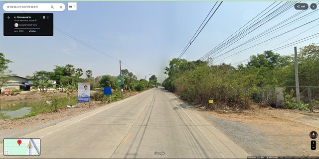 ขายถูกที่ดินคู่ขนานมอเตอร์เวย์ คลองสาม เนื้อที่ 100 ตรว. ขายราคา 7.5 แสน  อ.คลองหลวง จ.ปทุมธานี