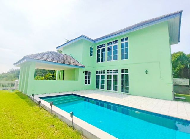 ให้เช่าคฤหาสน์สุดหรู 2ชั้น 138ตร.วา.ตลาดมิตรมงคล888 500 ม. พลูวิลล่า  550 ตร.ม.  จัดเต็มเฟอร์ รร.วัดบางกระดี่ 400 ม. 3-4นอน 2น้ำ 