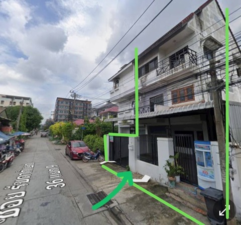 ให้เช่า อาคารพาณิชย์ ทาวเฮ้า  4 ชั้น ทำเลทอง @ซอยรัชดา 36 ใกล้ถนนใหญ่