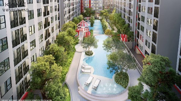 ขายดาวน์ Kave Wonderland ตึก C ชั้น 5 วิวสนามหญ้า คอนโด PET FRIENDLY แห่งแรกตรงข้าม ม.ธรรมศาสตร์ รังสิต