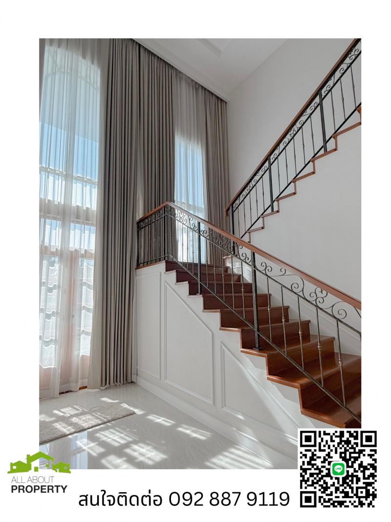 ขายบ้านเดี่ยว Modern Luxury ในหมู่บ้านพฤกษ์ภิรมย์ ราชพฤกษ์ หน้าบ้านไม่ชนบ้านอื่น ใกล้โรงเรียนนานาติ DBS