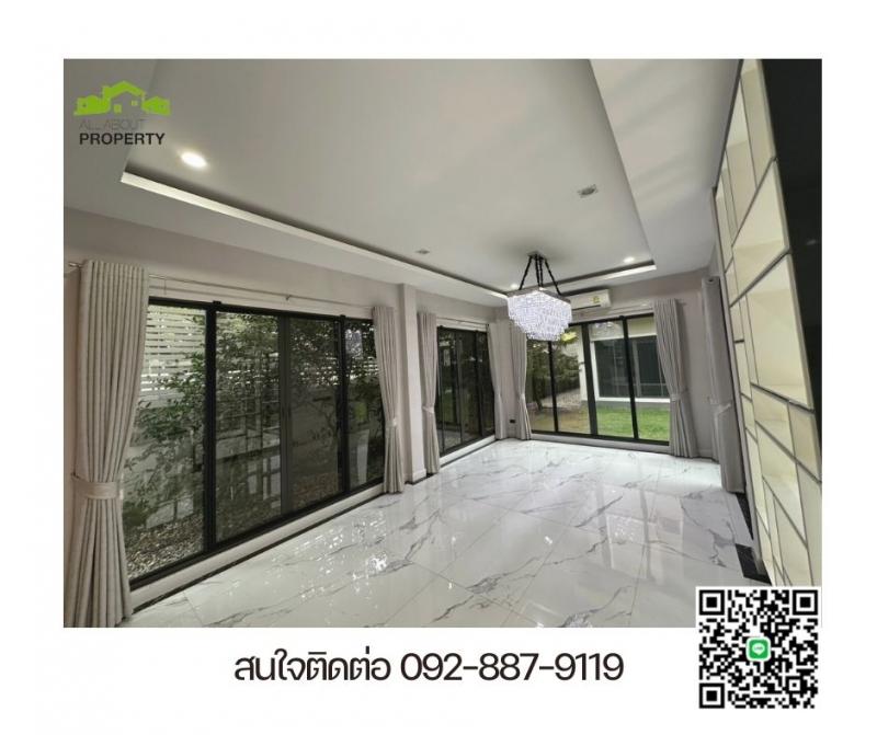 ขายบ้านเดี่ยวสวย Modern Luxury ในหมู่บ้าน Bangkok Boulevard Signatureขนาด 106.5 ตรว ใกล้โรงเรียนนานาชาติ เด่นหล้า บริชติช(DBS) เพียง 1 นาที