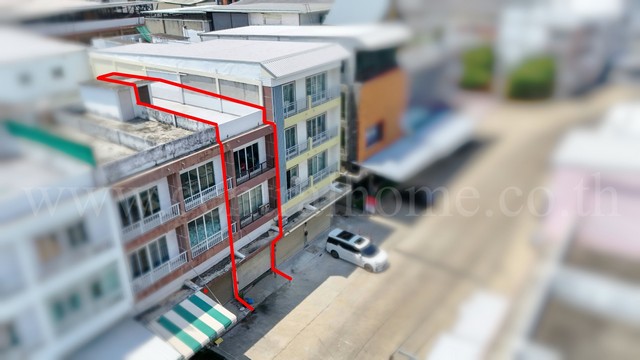 อาคารพาณิชย์ 3.5 ชั้น โครงการ มั่งมีแสนสุข - กัลปพฤกษ์ ทำเลดี