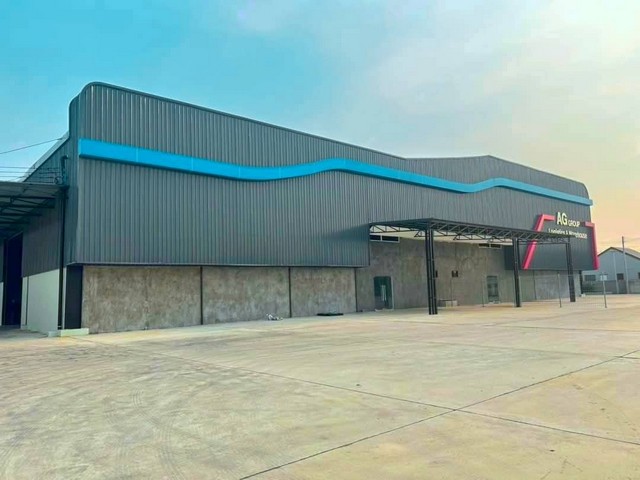 ให้เช่าโรงงานและคลังสินค้าพร้อมออฟฟิศ  พื้นที่ใช้สอย3,650  ตรม ผังม่วงลาย  ปลวกแดง ระยอง  