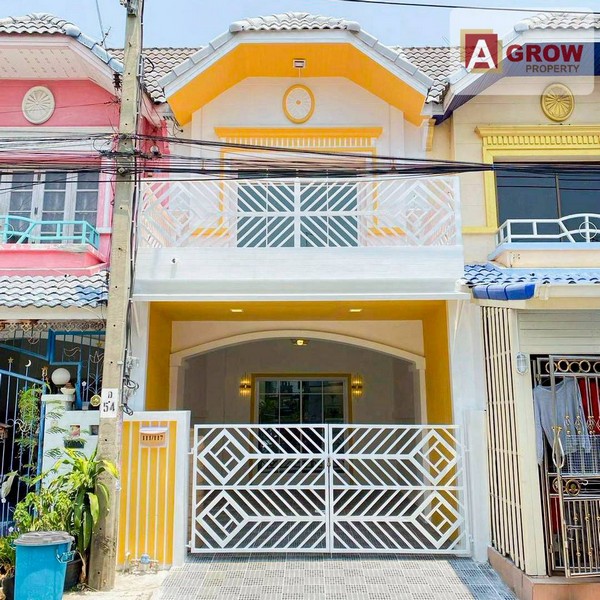 หมู่บ้านมนวดีกรีนพาร์ค ซอยวัดลาดปลาดุก บ้านสวย เฟอร์นิเจอร์ครบ พร้อมเข้าอยู่