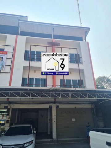 Vายและให้เช่าอาคารพาณิชย์ 2 คูหาติดถนน บ้านค่าย-ปลวกแดง ระยอง
