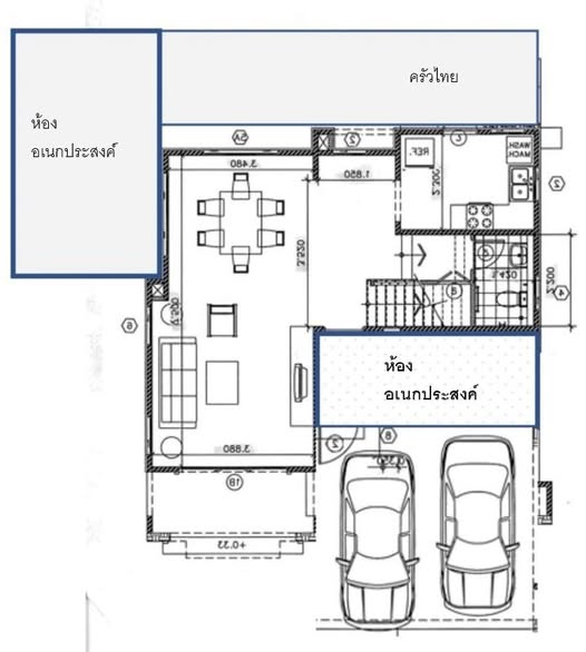 ให้เช่าบ้านเดี่ยว 5 ห้องนอน  ถ.จตุโชติ วงแหวน ???? ขายราคา 5.5 ล้านบาท