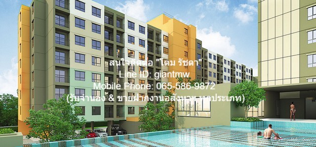 Condo. ลุมพินี วิลล์ ราษฎร์บูรณะ - ริเวอร์วิว   1300000 BAHT. 1 นอน 1 Bathroom 23SQ.METER สวยที่สุดในย่าน