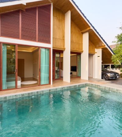 บ้านเดี่ยว พูลวิลล่าส่วนตัว ในหมู่บ้านสวนนนทรี เชียงใหม่ ใกล้รวมโชค, ม.พายัพ 4 นาที  อยู่เองก็หรู ปล่อยเช่าก็คุ้ม