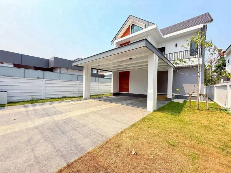 บ้านใหม่ ทำเลทอง #โซนป่าแดด ขาย 4.6 ล้าน (บ้านเปล่า) 80 ตรว. บ้านเดี่ยว 2 ชั้น สไตล์โมเดิร์นนอร์ดิก อ.เมือง ทำเลดี เดินทางสะดวกสบาย