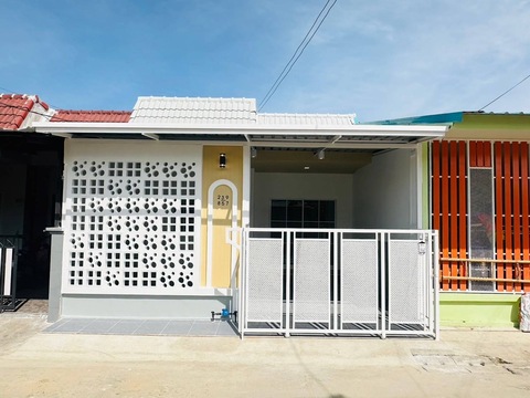 ขายบ้าน หมู่บ้านเรือนสุข2 คลอง8 ธัญบุรี สไตล์มินิมอล