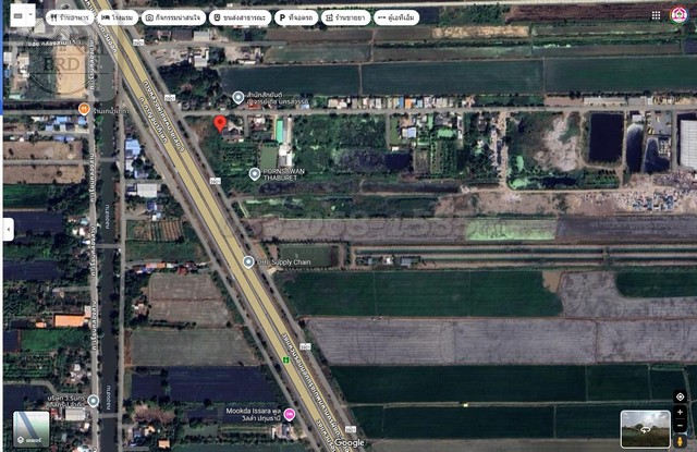 ขายถูกที่ดินคู่ขนานมอเตอร์เวย์ คลองสาม เนื้อที่ 0-2-13.6 ไร่ ขาย 2.6 ล้าน  อ.คลองหลวง จ.ปทุมธานี