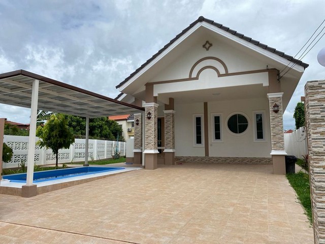 ให้เช่าพูลวิลล่าชั้นเดียว บรรยากาศดี  เนื้อที่กว้าง หางดง 