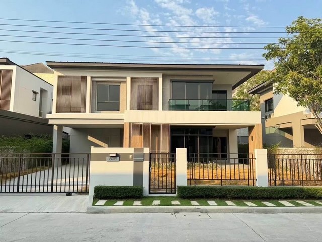 รหัสC6690 ให้เช่า ขายบ้านเดี่ยว 2ชั้น หมู่บ้าน Bangkok Boulevard Donmueang-Chaengwatthana บ้านใหม่ไม่เคยเข้าอยู่