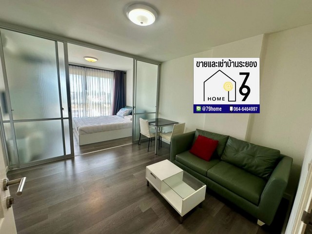 Vายถูก D condo นครระยอง ชั้น6 วิวทะเล (ทิศใต้) พร้อมเฟอร์นิเจอร์ครบ