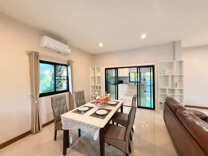 บ้านใหม่ให้เช่า 35,000 บาท/เดือน 120 ตรว. #โซนสันทราย บ้านชั้นเดียว เนื้อที่กว้าง #เฟอร์นิเจอร์ครบ #หิ้วกระเป๋าพร้อมเข้าอยู่ได้เลย