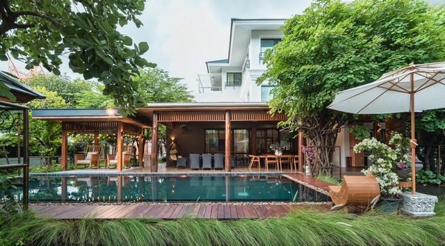 ขายบ้านเดี่ยว3ชั้น1000ตร.ม.ย่านรามอินทราวัชรพลเลียบด่วนสุขาภิบาล5เขตบางเขนพร้อมสระว่ายน้ำ