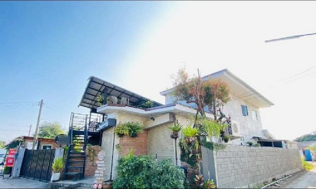 บ้านติดถนน ค้าขายได้ เหมาะทำธุรกิจ สันกลาง สันกำแพง 