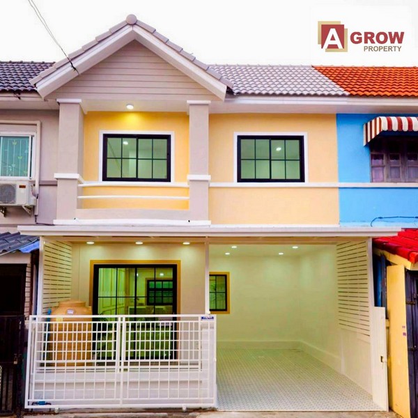 หมู่บ้านบัวทอง 4 ถนนบ้านกล้วย-ไทรน้อย บ้านสวยตกแต่งใหม่พร้อมอยู่