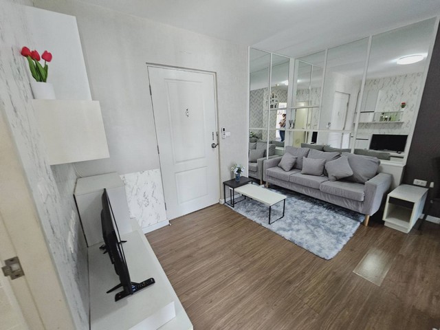 ขาย ICONDO SUKHUMVIT 105 ตกแต่งใหม่พร้อมอยู่ ใกล้ BTSสายใหม่ สีเหลือง ศรีลาซาล