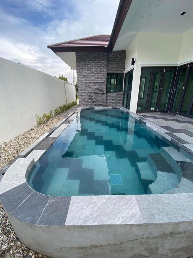 อยู่สบาย สุดคุ้ม #โซนหางดง #พูลวิลล่าพร้อมอยู่ ราคา 4.3 ล้าน 65 ตรว. #บ้านสร้างใหม่ชั้นเดียว ทําเลเด่น ใกล้เมือง เดินทางสะดวก