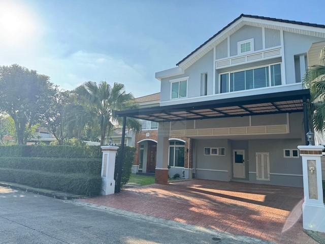 ให้เช่าบ้านเดี่ยว 2 ชั้น หมู่บ้านเพอร์เฟค มาสเตอร์พีช พระราม 9 มีสระว่ายน้ำ ใกล้ APL หัวหมาก 