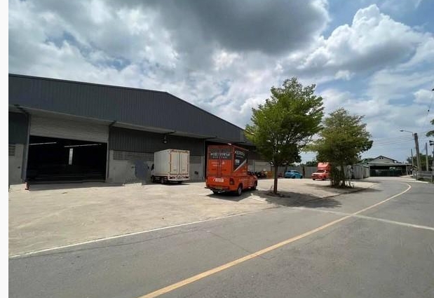  ให้เช่า โกดัง 1,450 ตรม ย่านบางกรวย นนทบุรี พร้อมออฟฟิศ 