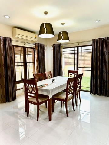 บ้านเดี่ยว 2 ชั้น หมู่บ้าน เศรษฐสิริ วงแหวน สุขาภิบาล 2 (โครงการคุณภาพจากแสนสิริ) สังคมดี เฟอร์นิเจอร์ครบ