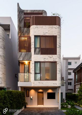 ให้เช่าบ้านเดี่ยว 4 ชั้น โครงการ 89 Residence Ratchada - Rama 9 ถ.รัชดา ใกล้สถานทูตเกาหลี