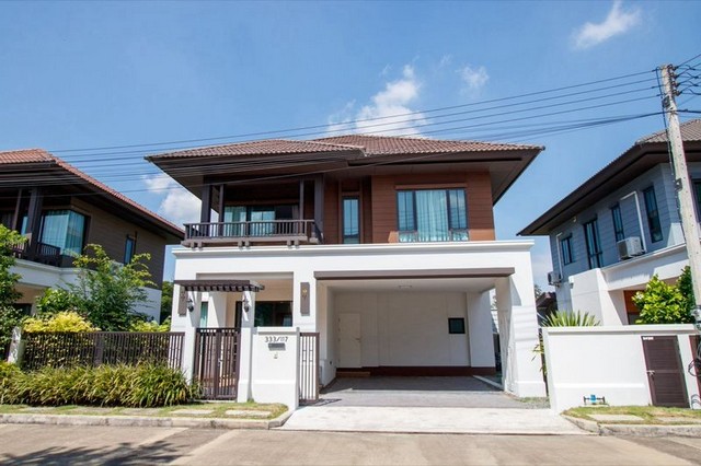 บ้านสวยดีไซน์ทันสมัย แบบล้านนา โครงการ เศรษฐสิริ สันทราย