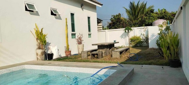 พูลวิลล่าชั้นเดียว โมเดิร์นผสมมูจิ ขุนคง หางดง